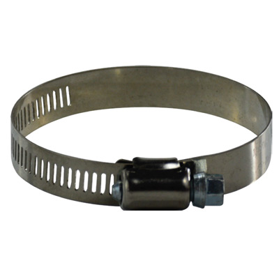 #6 3/8" - 7/8" Inner Diameter Range - Worm Gear Hose Clamp, 1/2 Wide Band, 611 Series Stainless Steel Questions & Answers