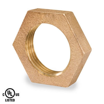1-1/4 in. NPT Threaded Lock Nut - NPSL Threaded 125# Bronze Pipe Fitting - UL Listed Questions & Answers